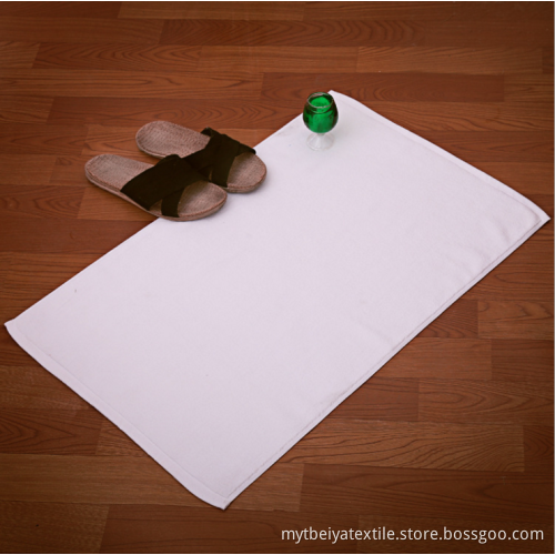 five-star hotel plain weave toilet bath mat 300g towel factory direct selling